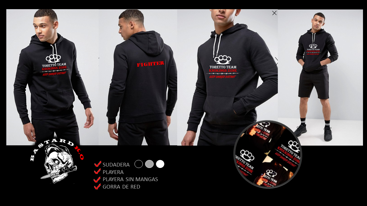 Knockingd ZONE sudadera estampada 